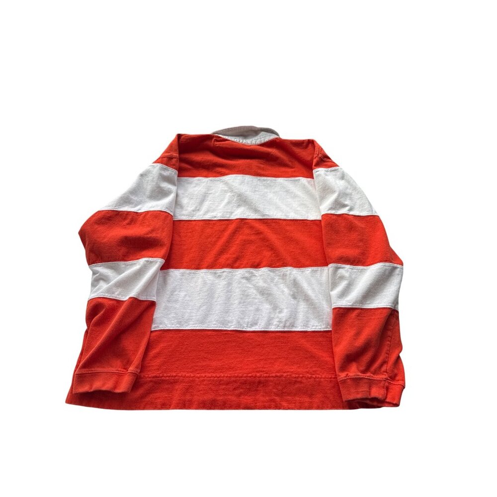 Red Oak Rugby Clemson Tigers Shirt L Orange White Collegiate Style Preppy Retro - Picture 3 of 9